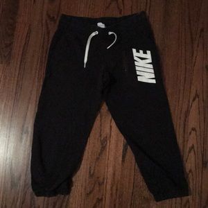 Nike sweat capris/joggers